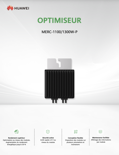 Optimiseur Huawei MERC-1100W-P : découvrez l’optimiseur double qui vous permet de relier 2 panneaux solaires 500Wc à la fois à Gaillac (81)