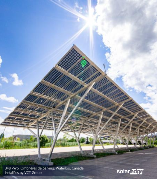 Ombrière photovoltaïque SolarEdge : quels avantages à opter pour un éco-système complet pour solariser votre parking professionnel à Nailloux (31) ?