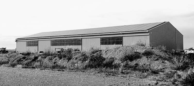 Hangar agricole photovoltaique 100kWc